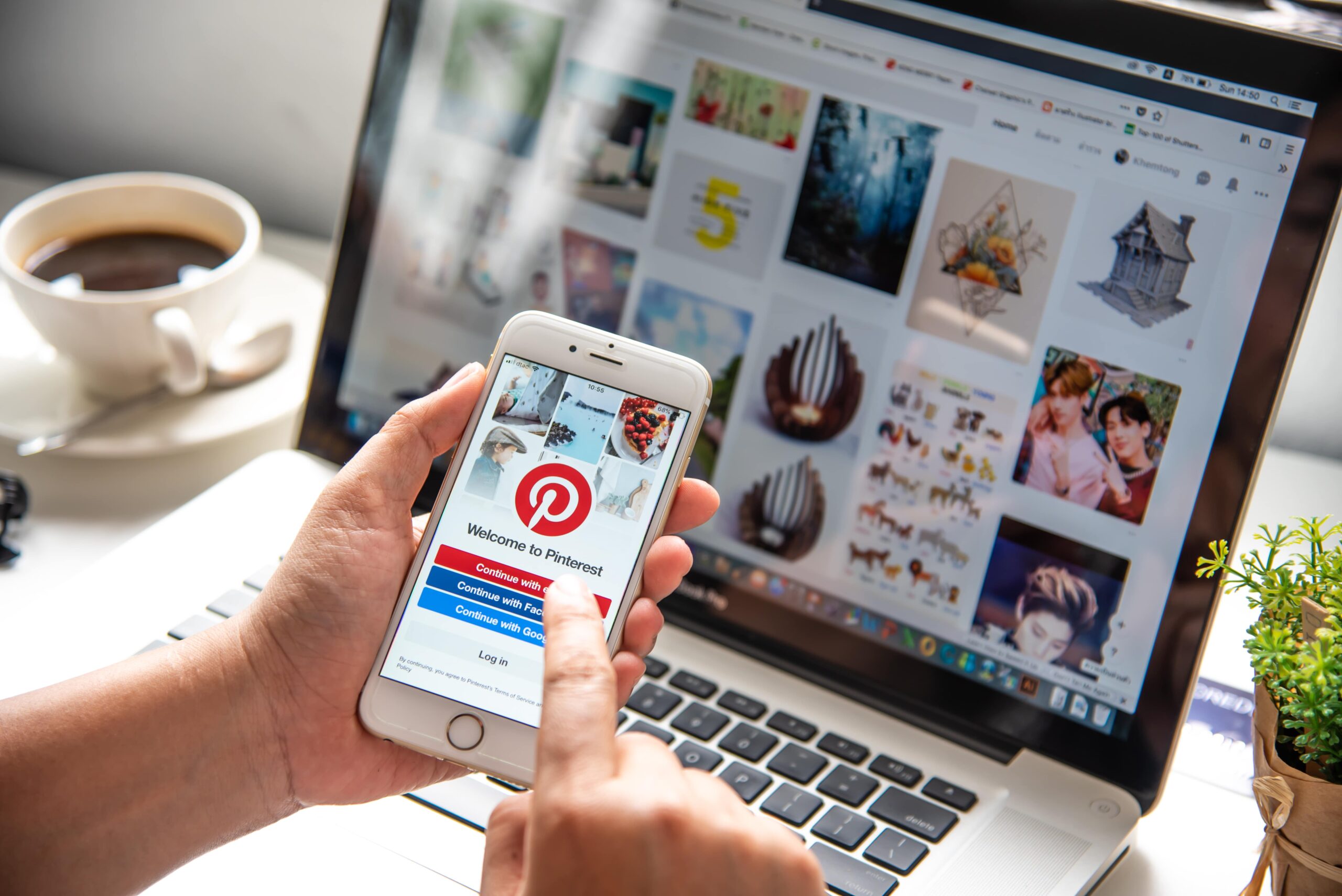 How to add photos videos in Pinterest