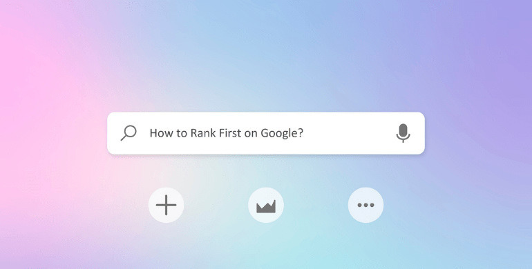 how to rank first on google