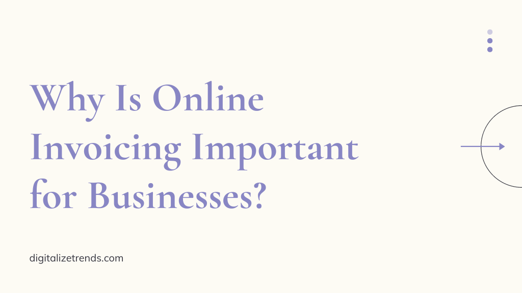 Important of online invoicing